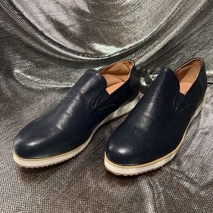 New Henry Ferrera Collection Navy Blue Lightweight shoes size 10 classy comfort